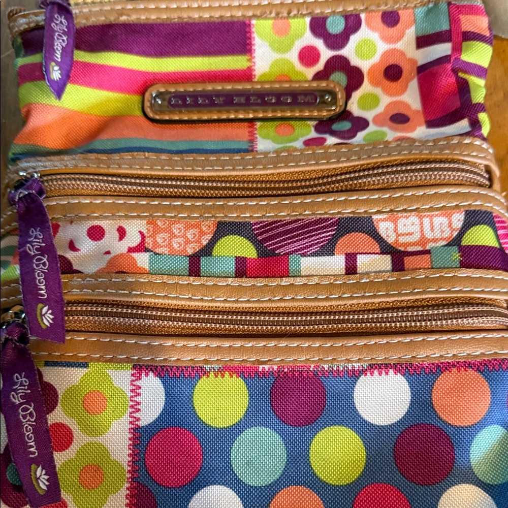 Lily Bloom Colorful Patchwork Crossbody Bag - Picture 3 of 10